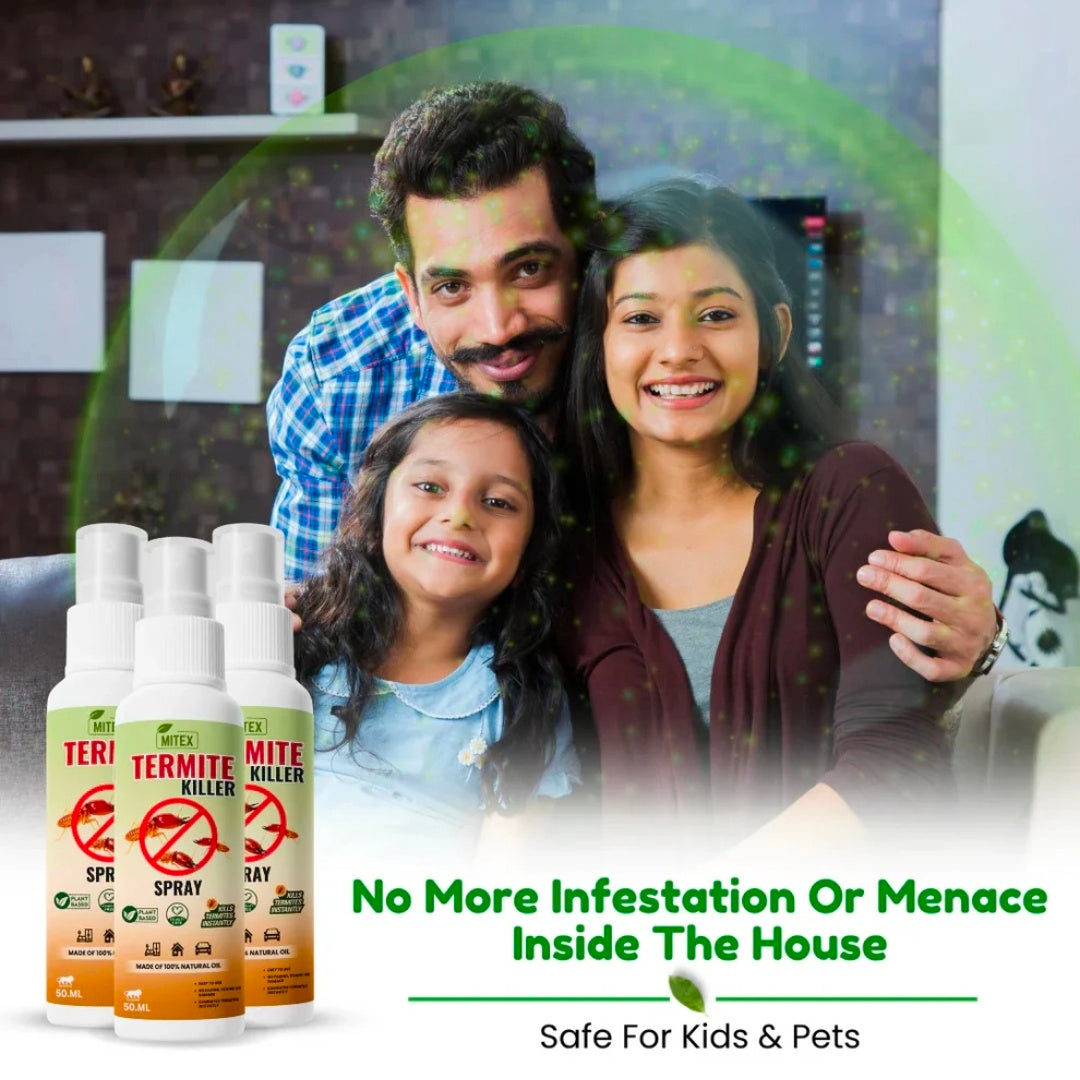 Termite Killer Spray - Instant & Plant-Based Home Protection (Pack of 3)