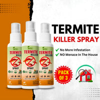 Termite Killer Spray - Instant & Plant-Based Home Protection (Pack of 3)